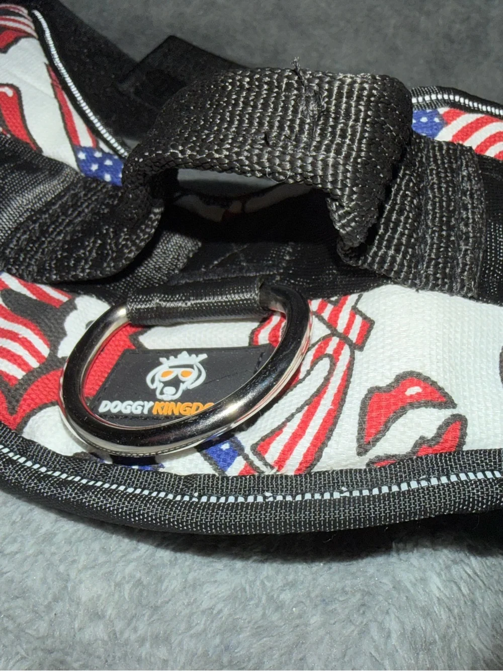 Patriotic Dog Harness XL, Doggie Kingdom, Strong Stylish